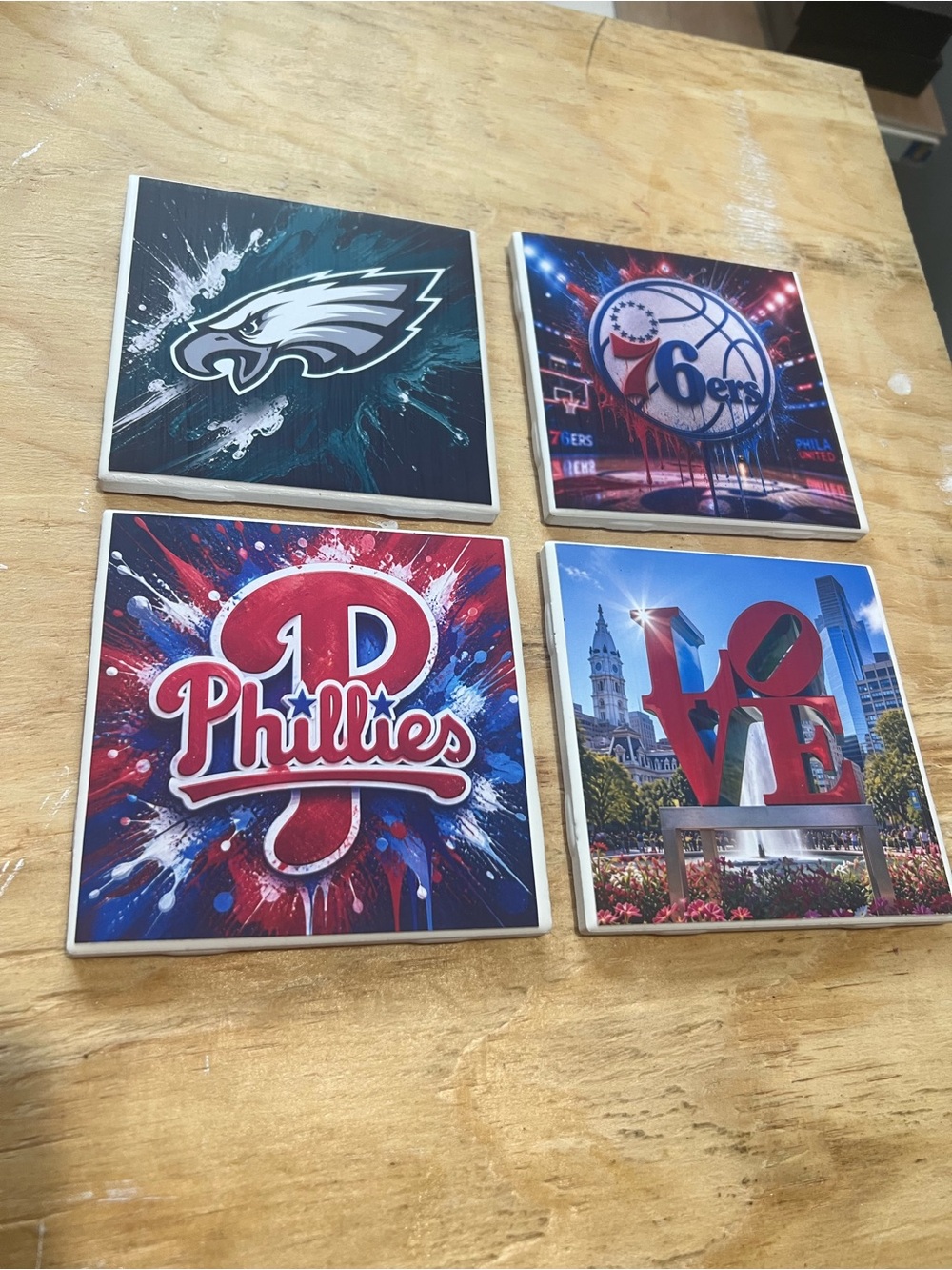 Custom Image or Design Coaster Set - Set of 4 - Picture 4 of 7